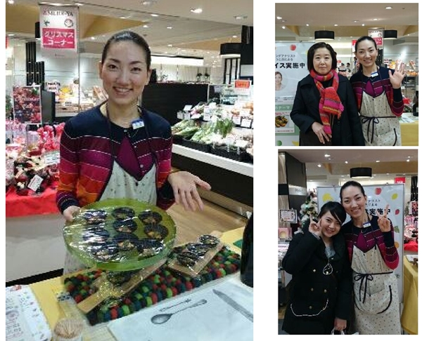 足をお運び下さった口福美人さんたちとパチリ♪