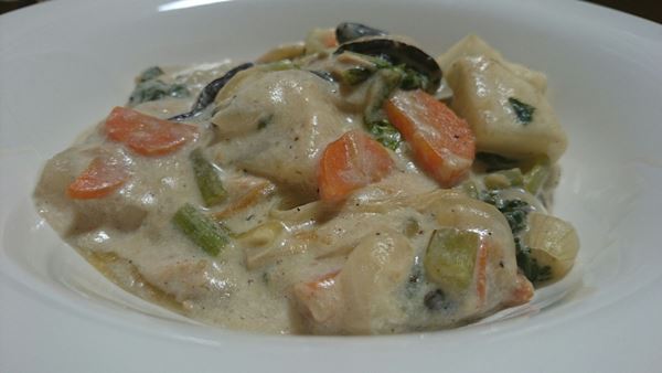 クリーミーでコクウマなクリームシチュー完成♪