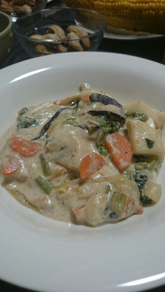 かぶとツナのホワイトシチュー♪