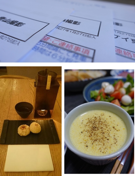 撮影もろもろ順調に進んでいます♪