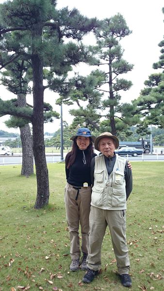 まさとみ父と皇居1周ウォーキング♪