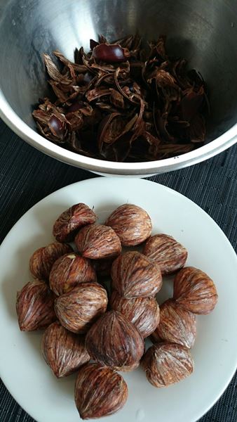 鬼皮キレイにむけました♪