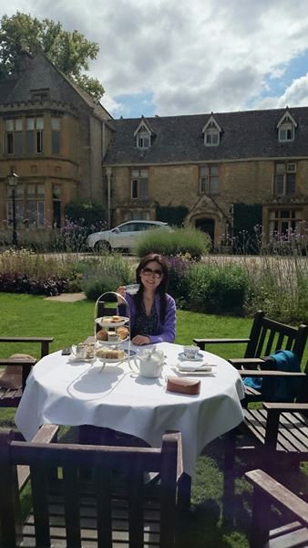 アフタヌーンティー堪能中♪