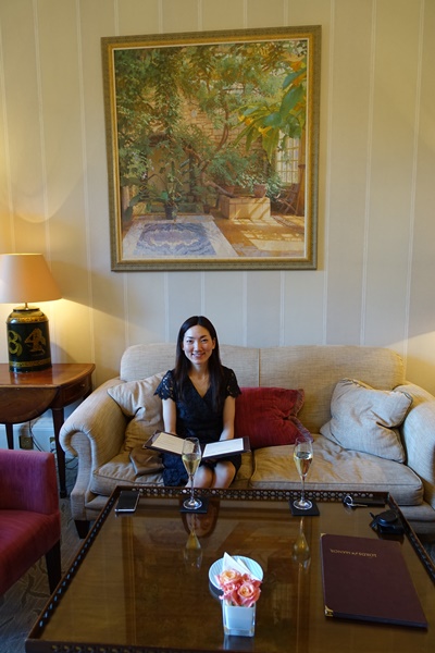 時間と空間を楽しみながらメニュー選び♪