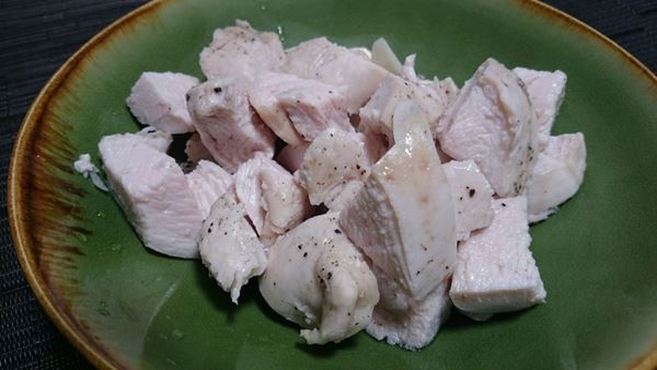 しっとりジューシー蒸し鶏♪