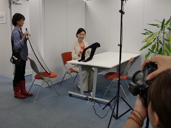 伸縮性抜群のロコックスとともにパチリ☆