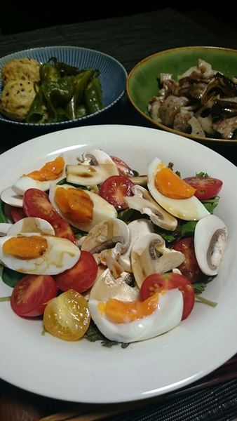 この日はカラフルサラダがメイン♪