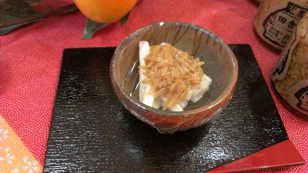 長芋のなめたけ和え！