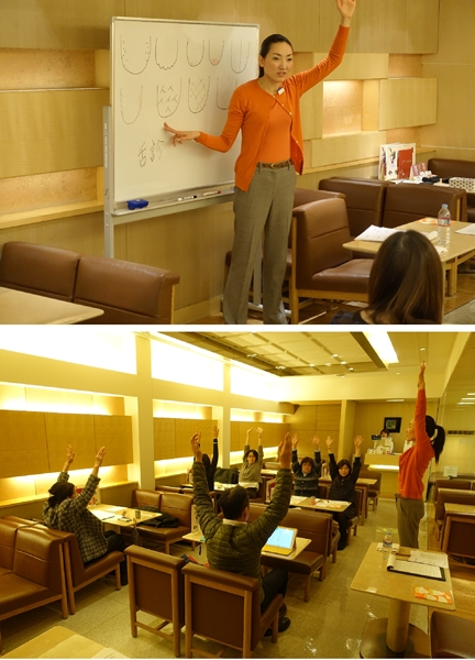 口福美人を作るスッキリ体操も全員で♪