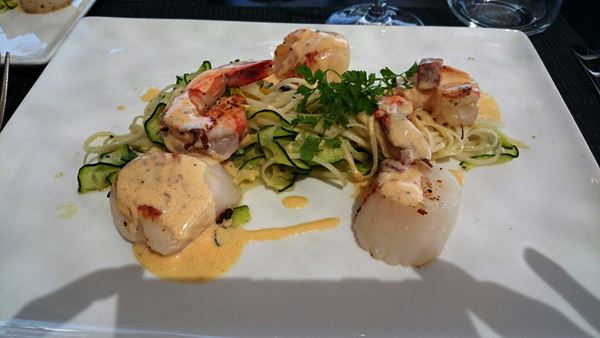 プリプリの身が美味しいホタテと海老♪