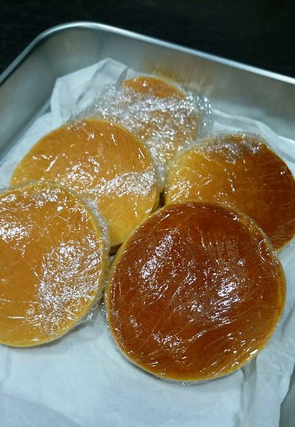 ラップに包んで完成！